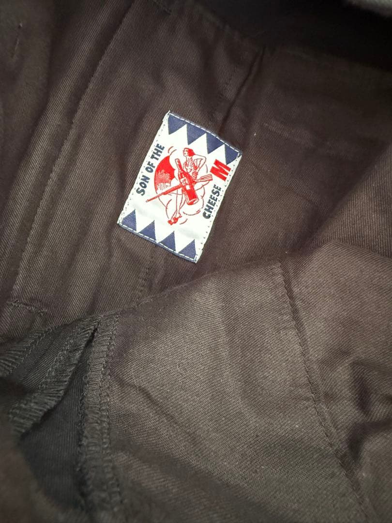 サノバチーズ ドライビングスラックス スラックス パンツ ブラック M 新品同様