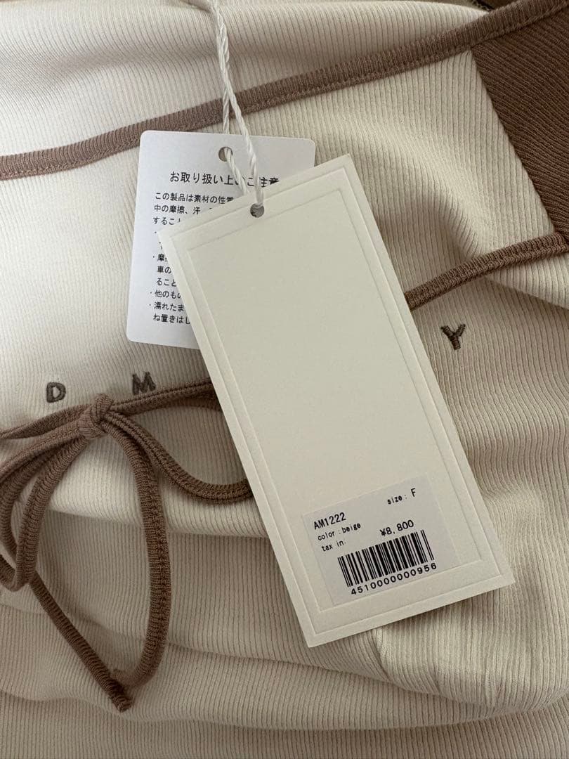 トップス andmary Alma ribbon tops