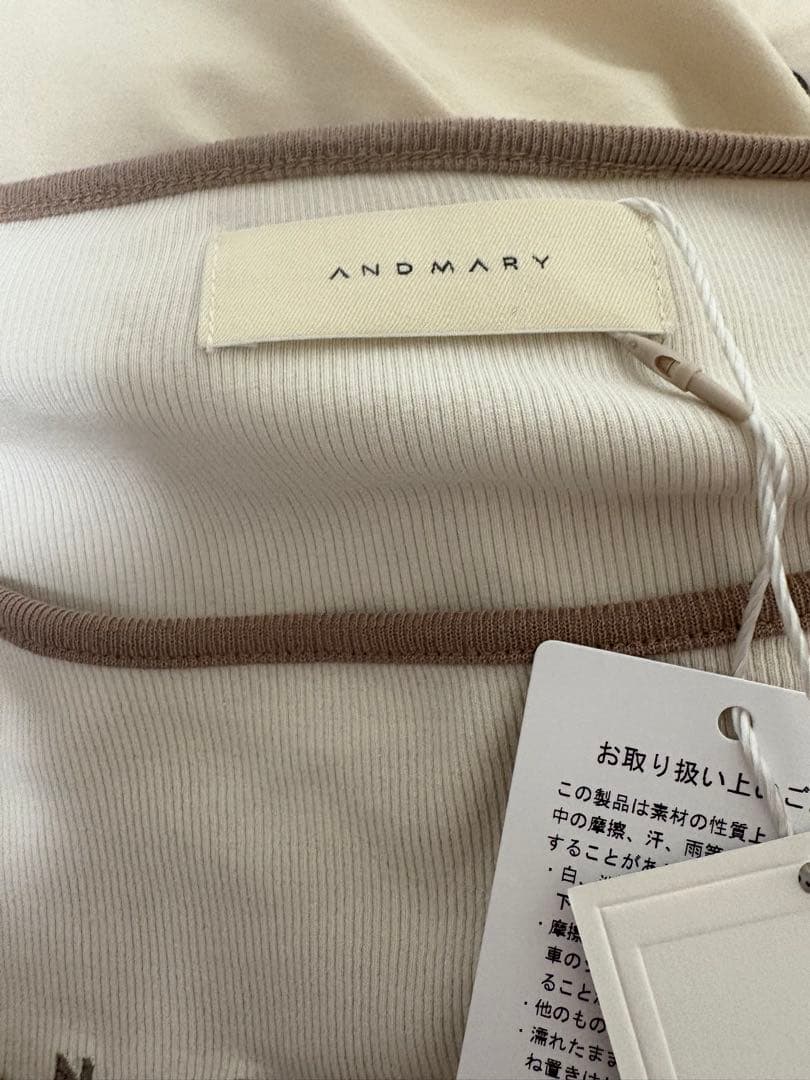 トップス andmary Alma ribbon tops