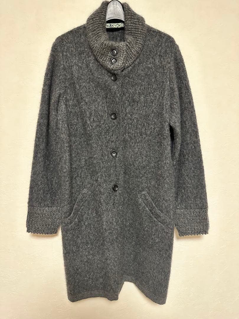 M&KYOKO カシミヤウール ニットコート