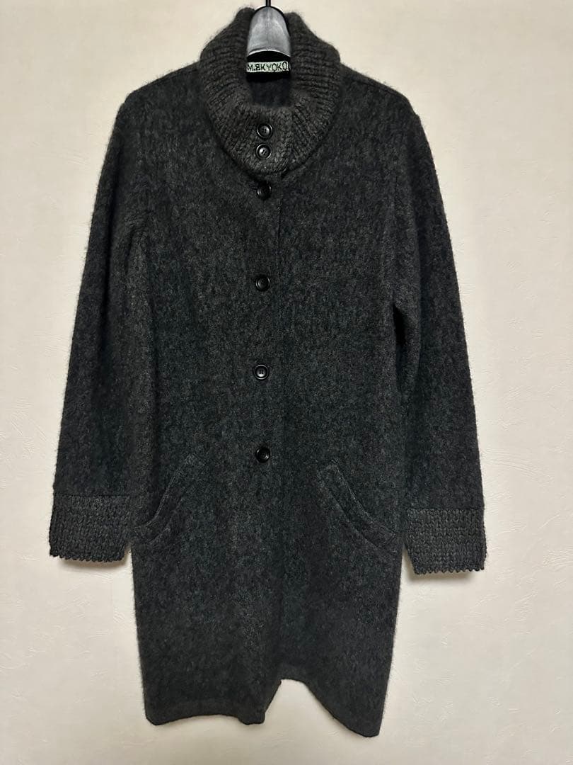 M&KYOKO カシミヤウール ニットコート