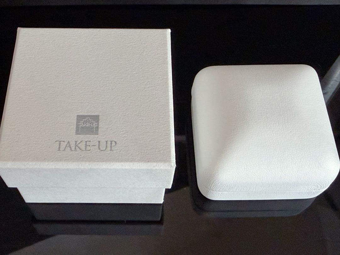 ❀*り様 TEKE-UP シンプルしずくネックレスWG ホワイトゴールド サファ