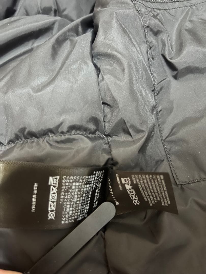 THE NORTH FACE ブラック ダウンベスト 700