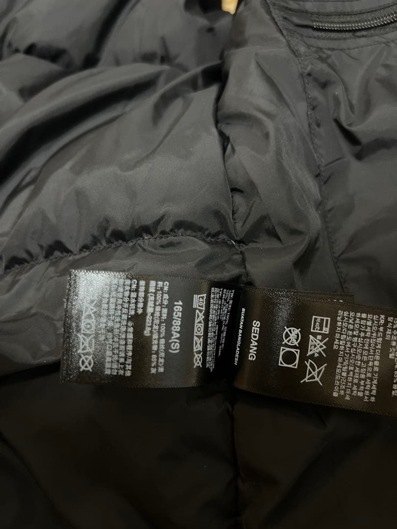 THE NORTH FACE ブラック ダウンベスト 700