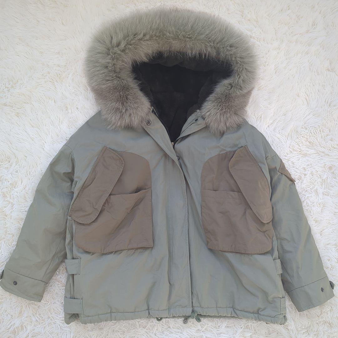 PaulineBleu　ポリーヌブロー ラクーンファーモッズパーカー　ジャケット