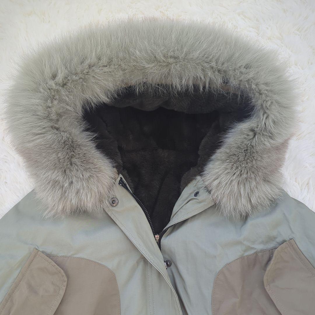 PaulineBleu　ポリーヌブロー ラクーンファーモッズパーカー　ジャケット