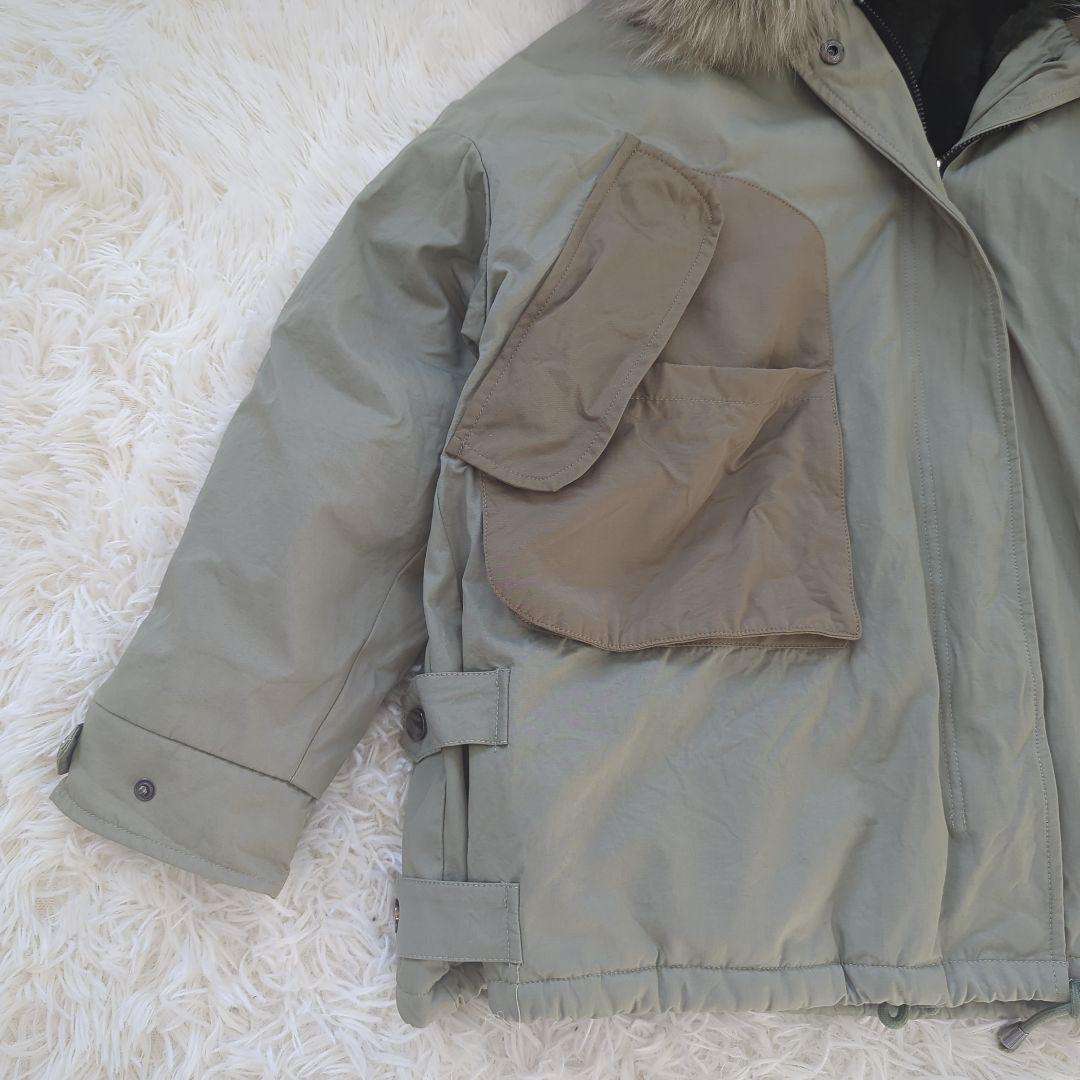 PaulineBleu　ポリーヌブロー ラクーンファーモッズパーカー　ジャケット