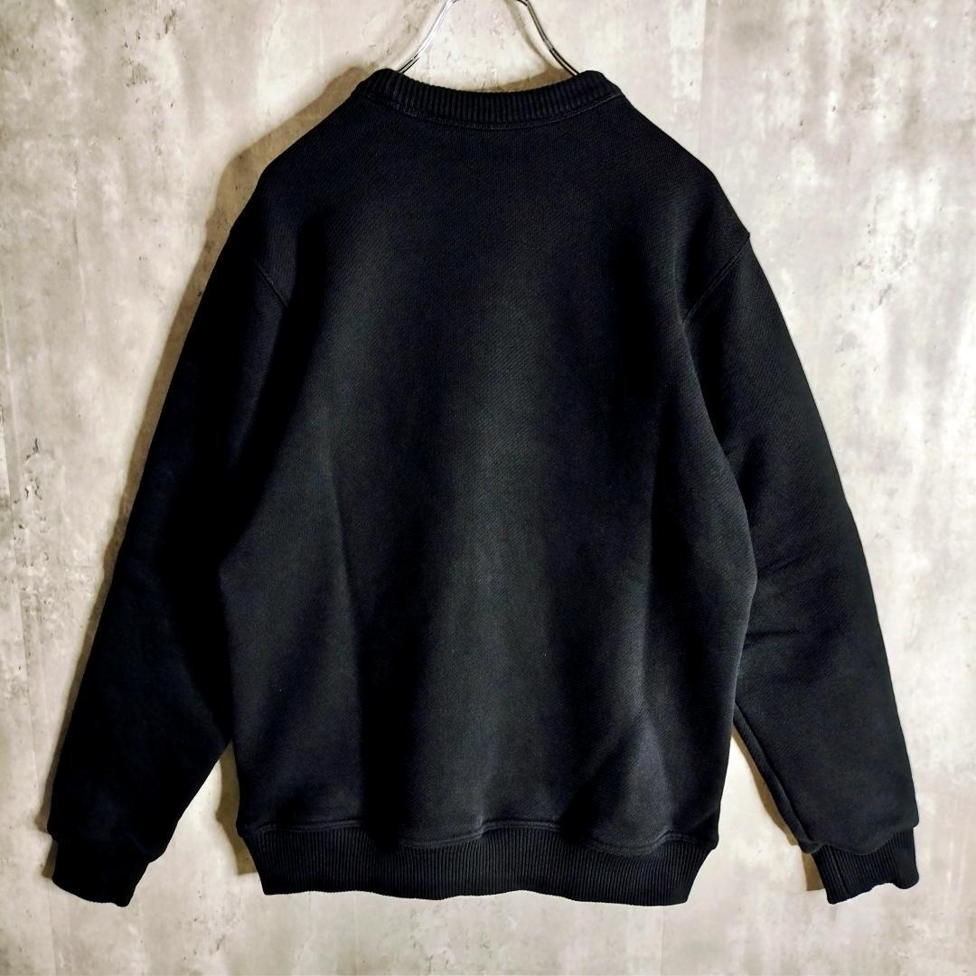 【現行タグ・美品】バーバリー プロ―サムラベル EKD騎士 スウェット 黒