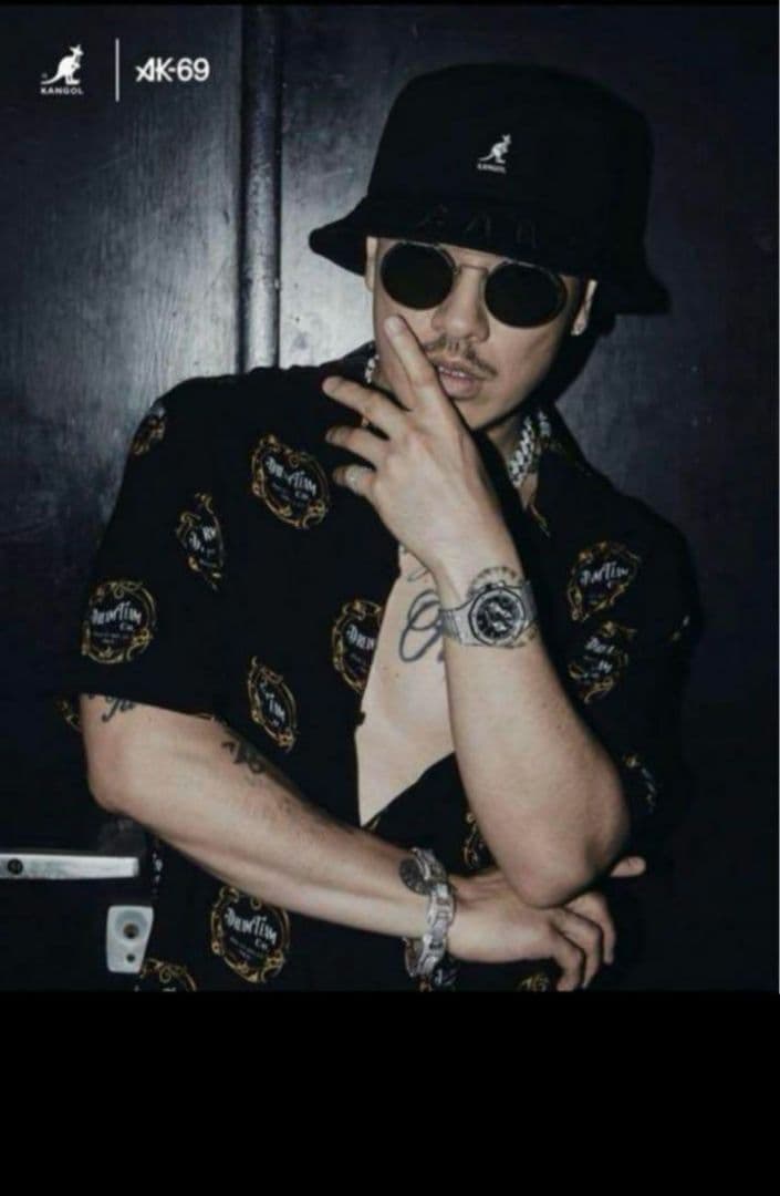 美品 KANGOL×AK69 コラボハット