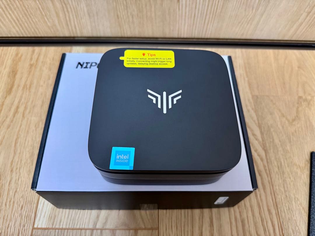 NiPoGi Mini PC AK1Plus N97/8GB/256GB 美品