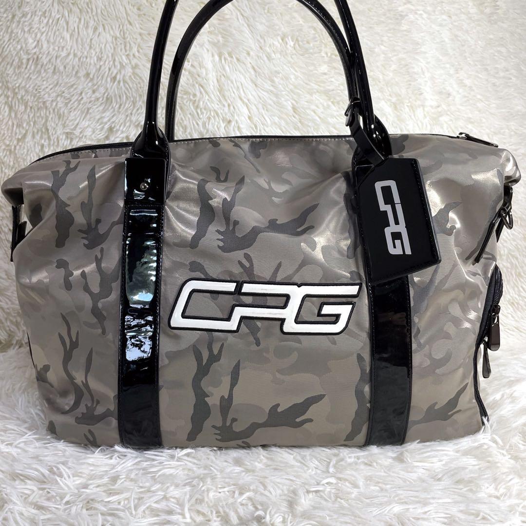 CPG GOLF シーピージーゴルフ 2WAY ボストンバッグ カモフラ グレー