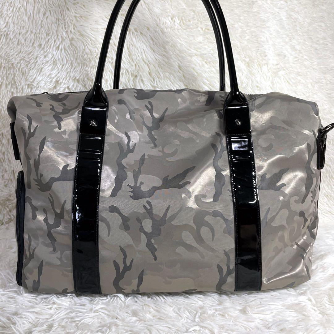 CPG GOLF シーピージーゴルフ 2WAY ボストンバッグ カモフラ グレー