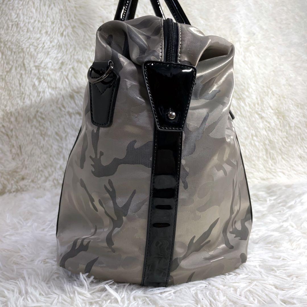 CPG GOLF シーピージーゴルフ 2WAY ボストンバッグ カモフラ グレー