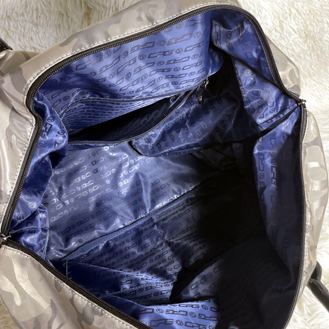 CPG GOLF シーピージーゴルフ 2WAY ボストンバッグ カモフラ グレー