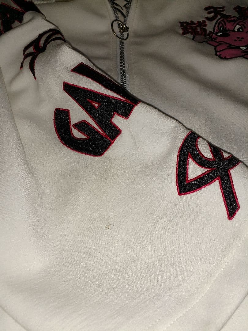 GALFY×TENRIN×KRYBIGパーカー ホワイト テンリン ガルフィー