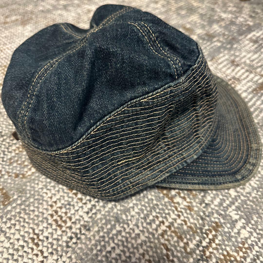 KAPITAL　老人と海　キャップ　デニム