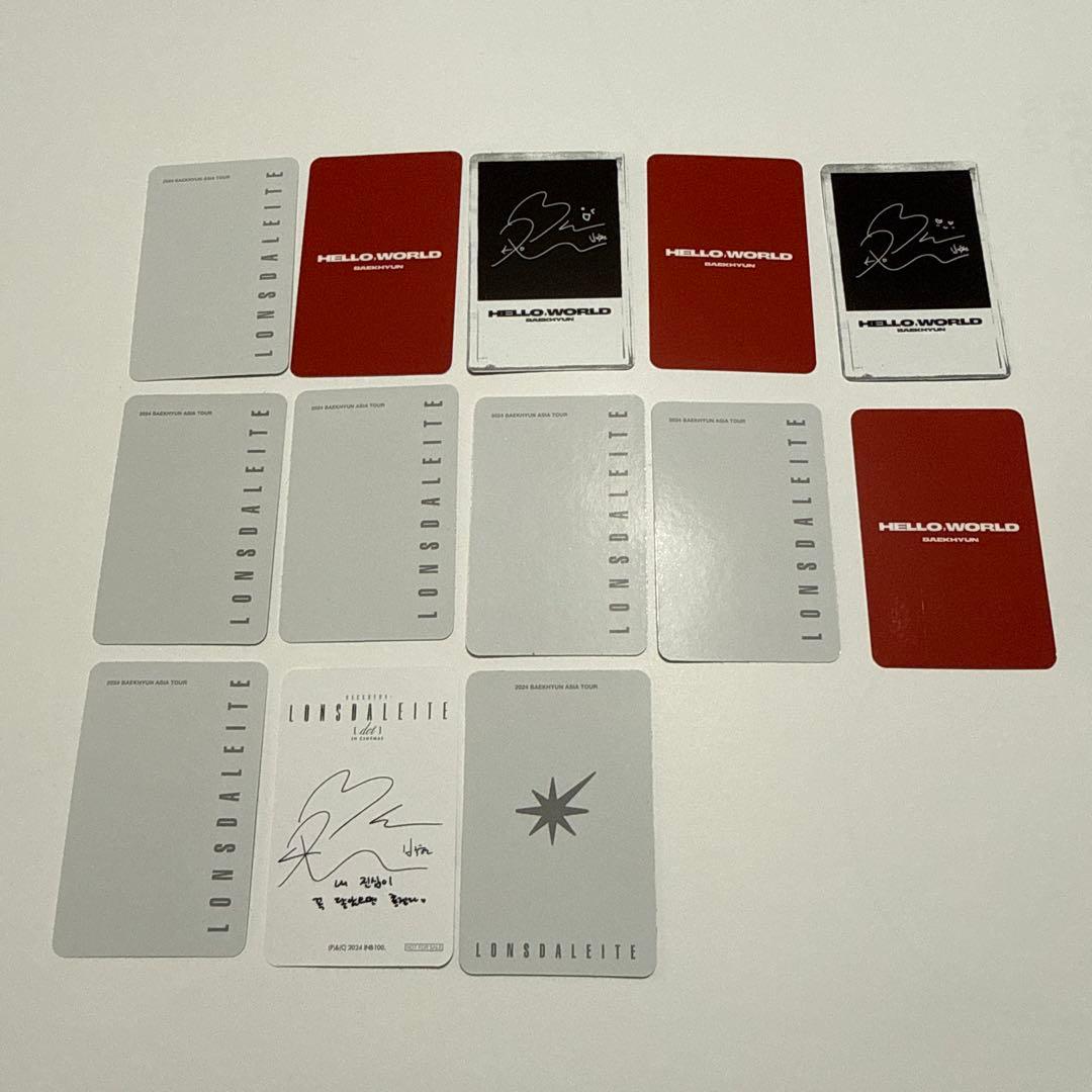 EXO ベッキョン トレカまとめ売り