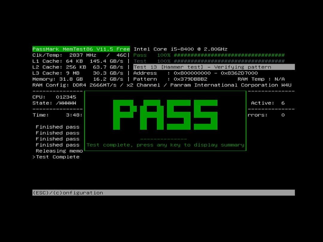 DDR4-2666 32GB=8GB×4 W4U2666PS-8GC19