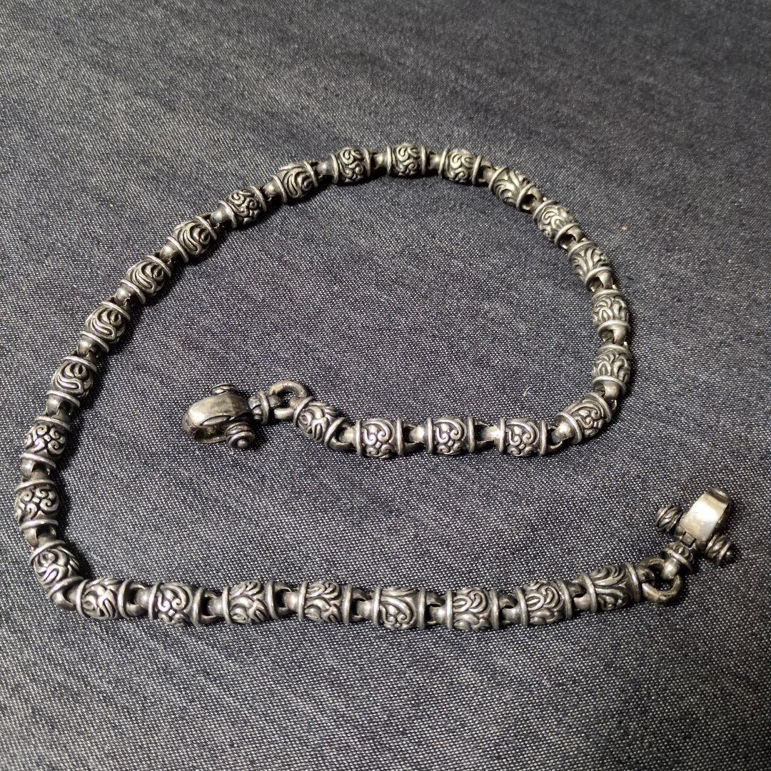 ノーブランド　ウォレットチェーン　シルバー