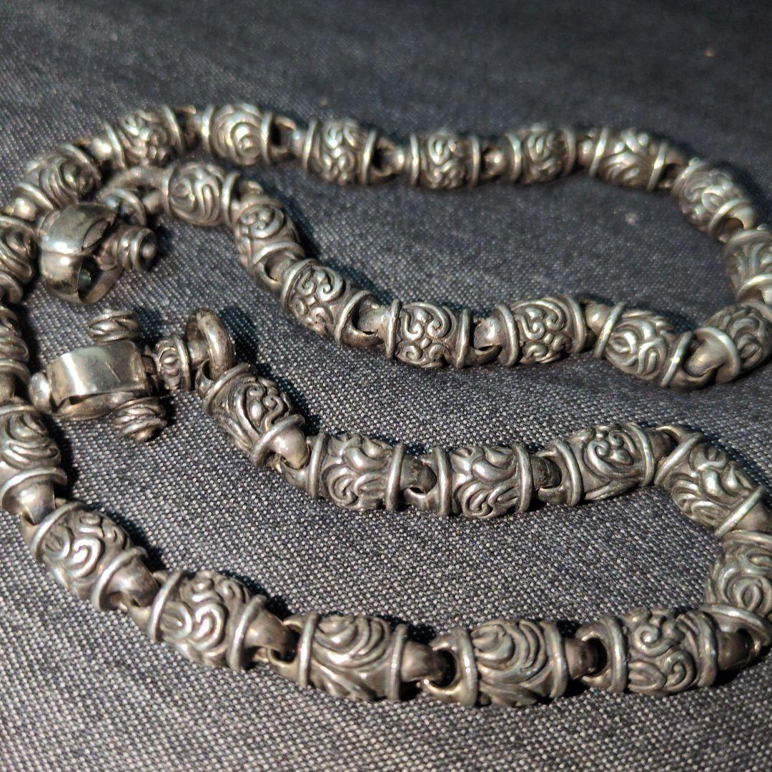 ノーブランド　ウォレットチェーン　シルバー