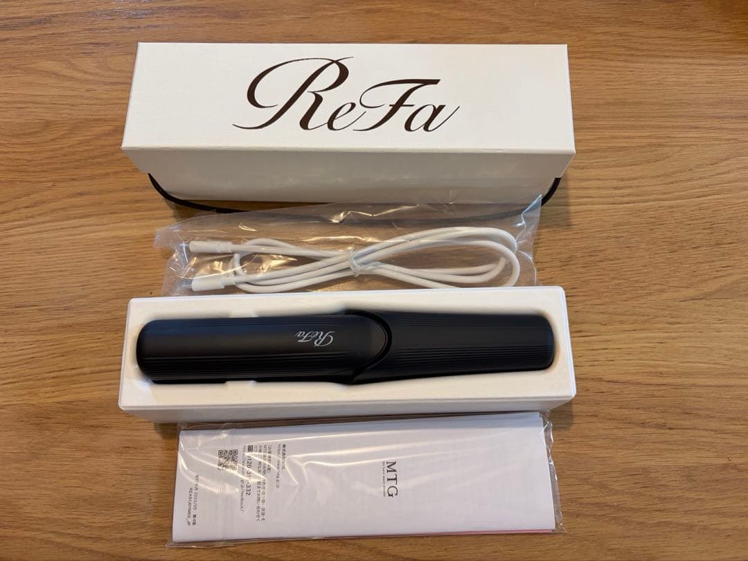 ReFa リファ フィンガーアイロン RE-AS03A BLACK ブラック