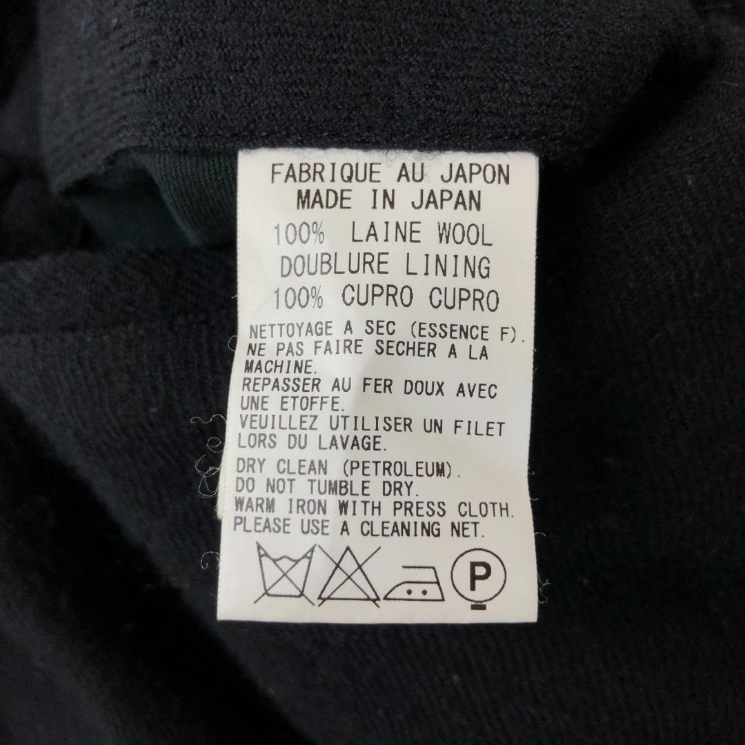 Y's ワイズ ヨウジヤマモト ウールモッズコート ロング ブラック size2