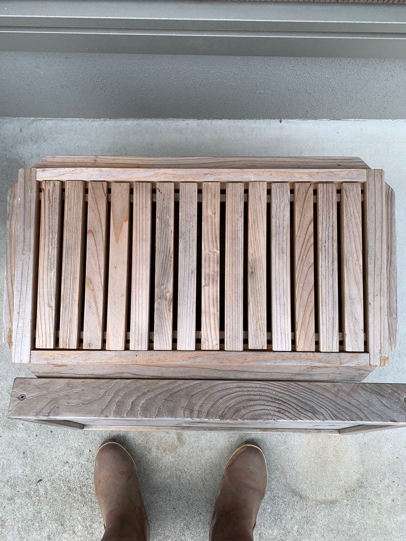 ミツバチ　巣箱　巣枠付き　雨晒し済み