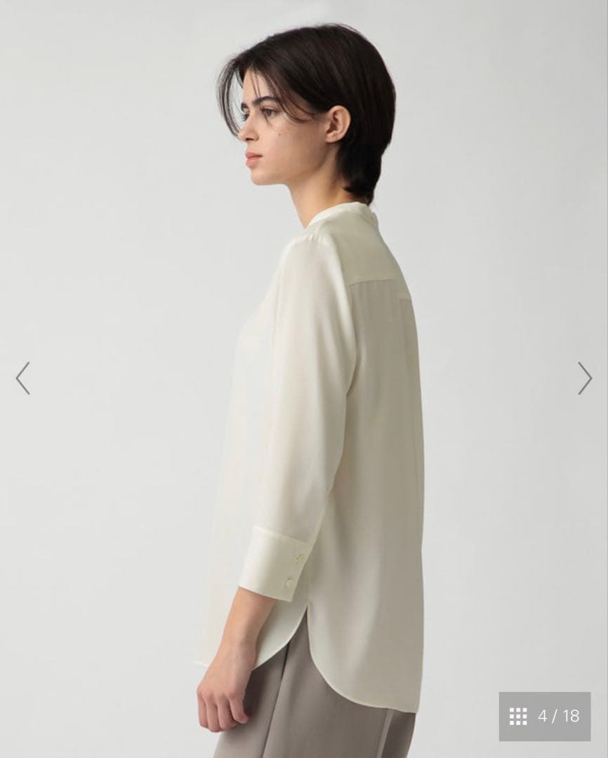 セオリー　Theory Prime ette Tie Blouse