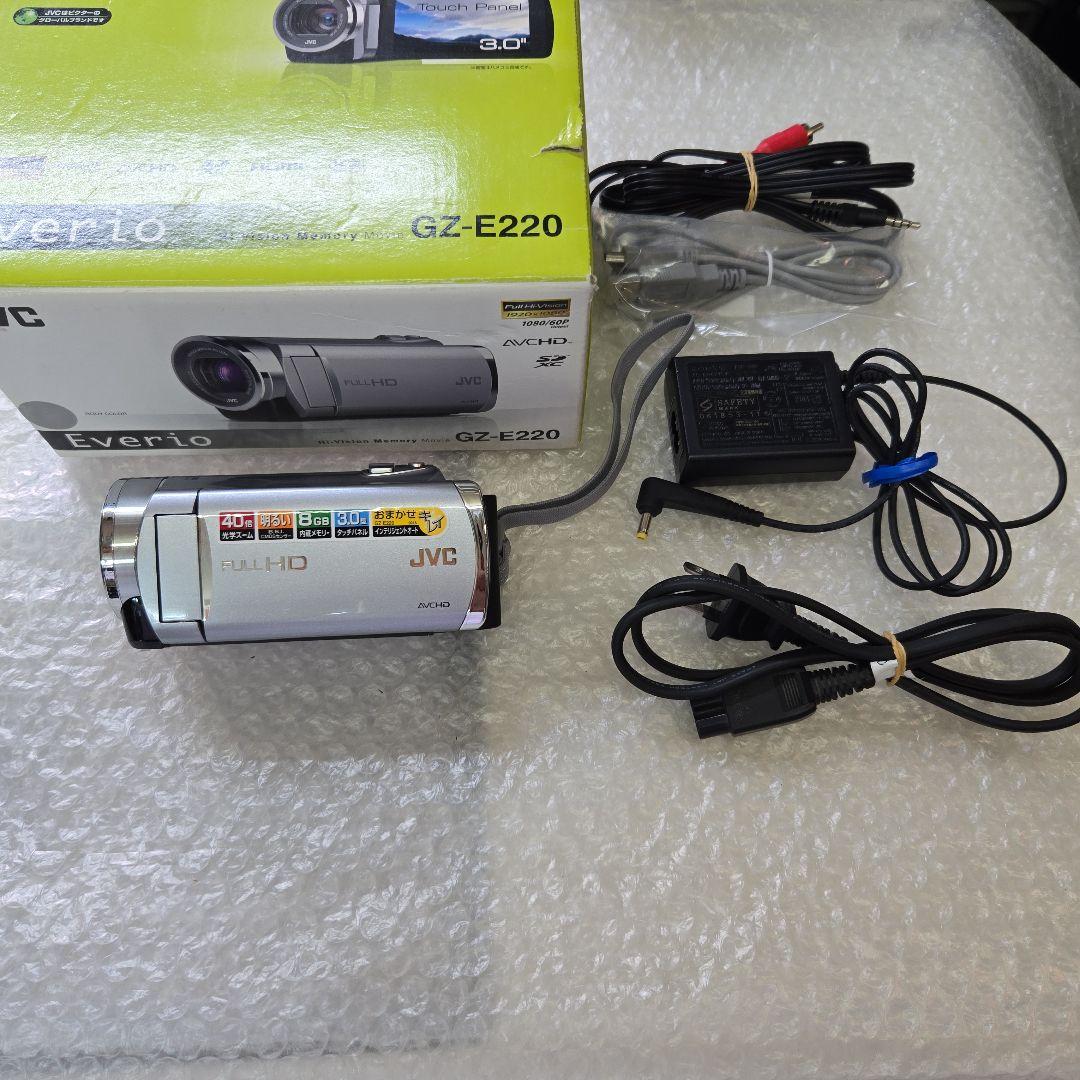 動作品　JVC Everio GZ-E220 ハイビジョン　ビデオカメラ