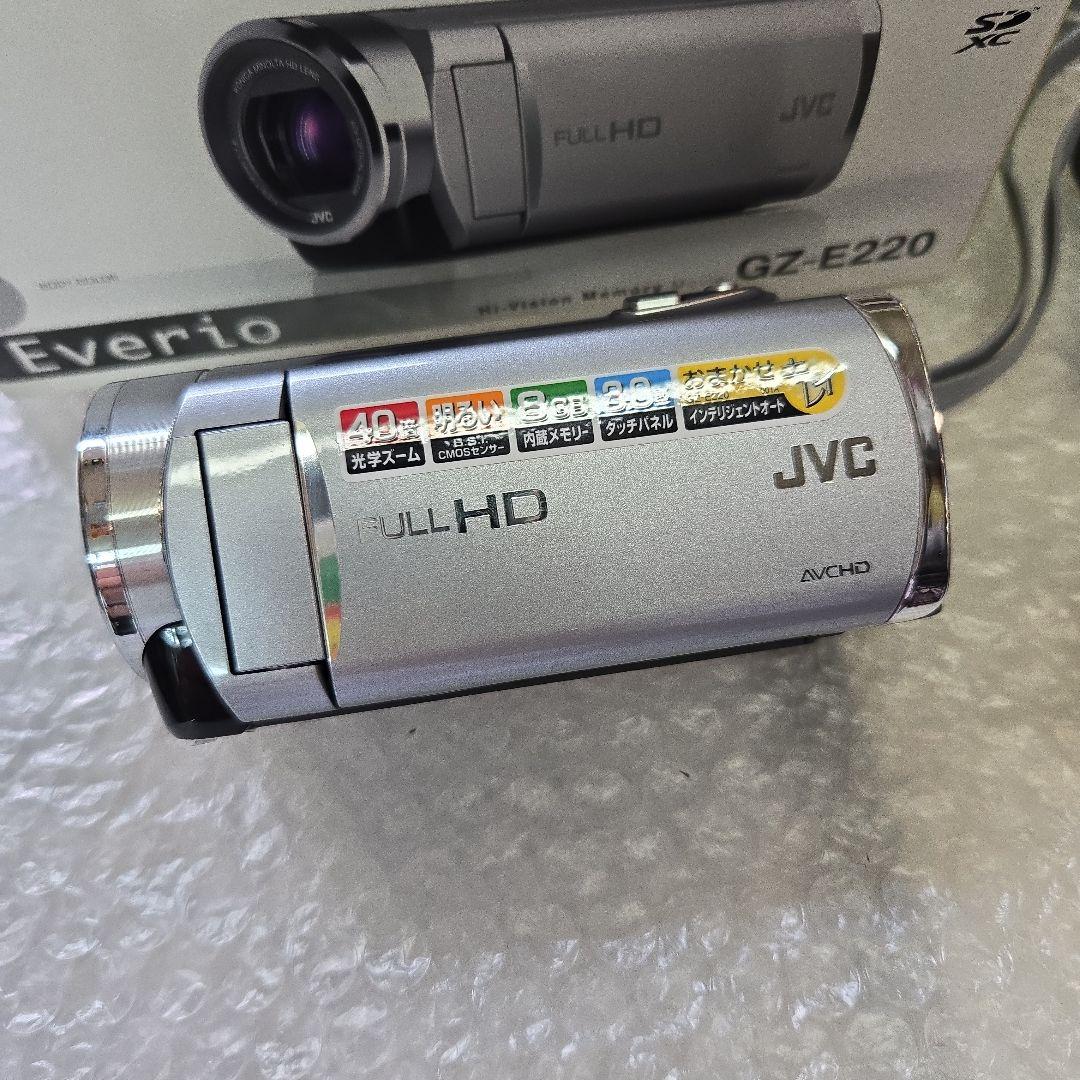 動作品　JVC Everio GZ-E220 ハイビジョン　ビデオカメラ