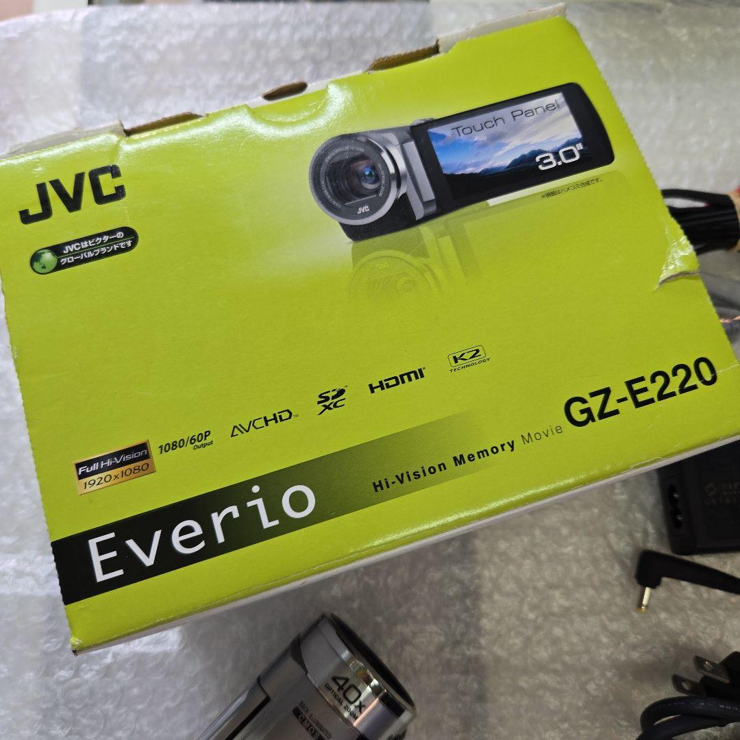 動作品　JVC Everio GZ-E220 ハイビジョン　ビデオカメラ