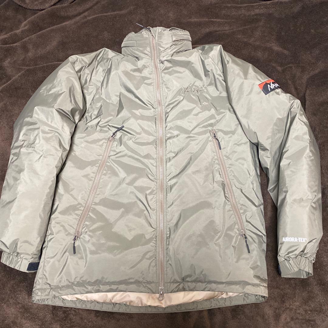 NANGA beaver ダウン 日本Lサイズ ロゴ刺繍