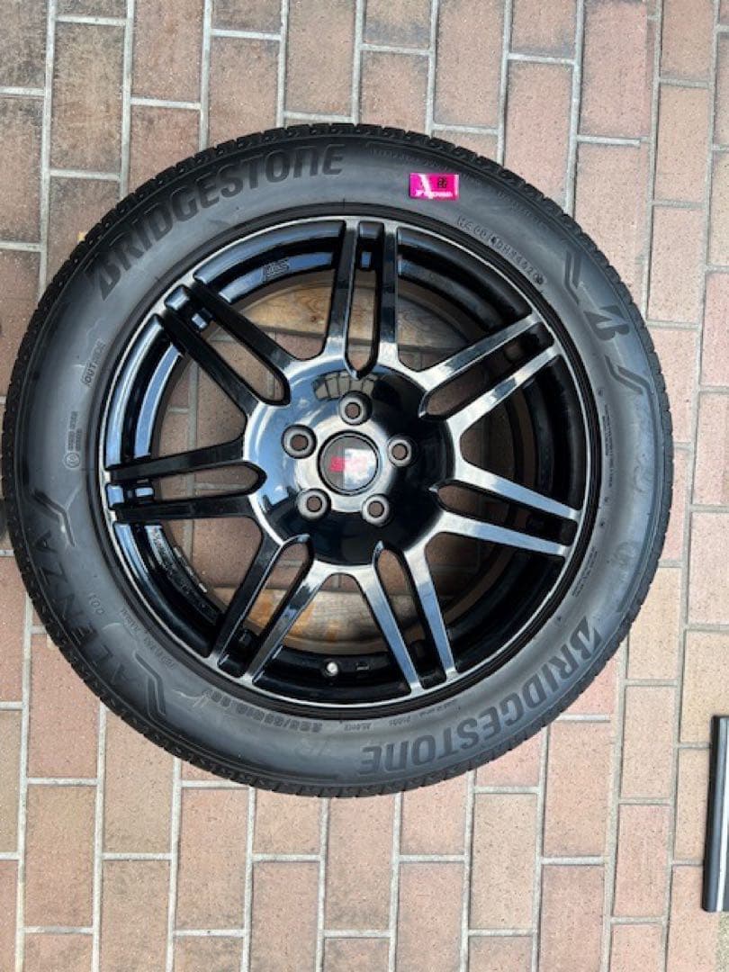 BSタイヤ+stiホイール 4本セット美品