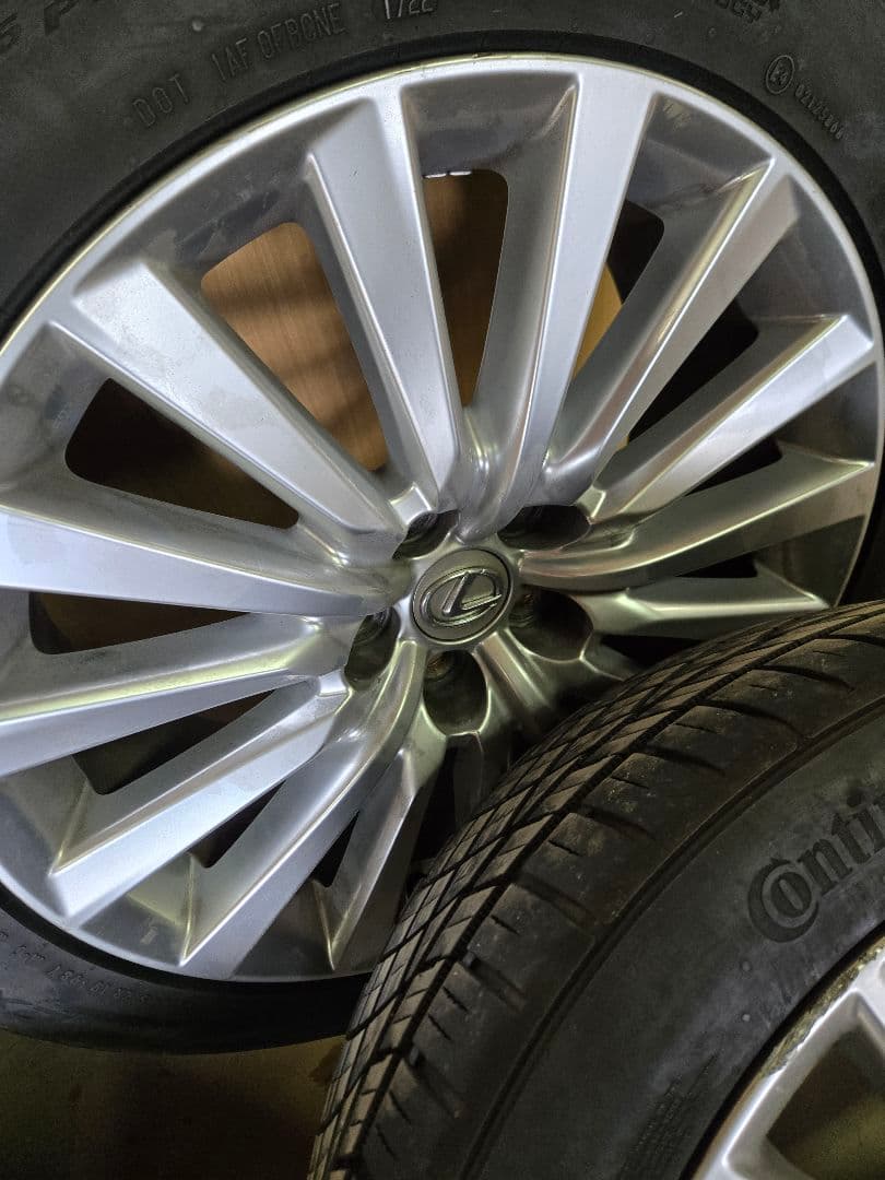 cell　レクサス LS純正ホイールタイヤ　センサー付き　19インチ