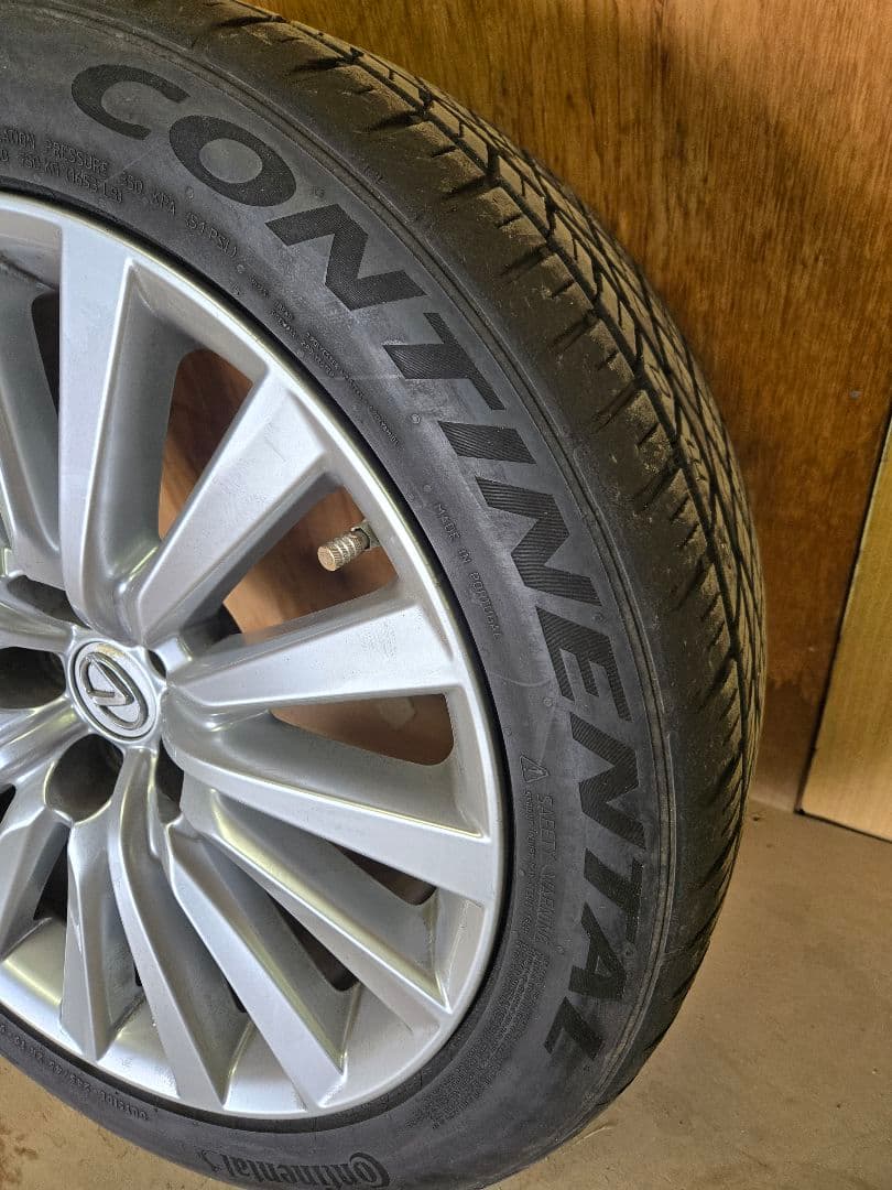 cell　レクサス LS純正ホイールタイヤ　センサー付き　19インチ