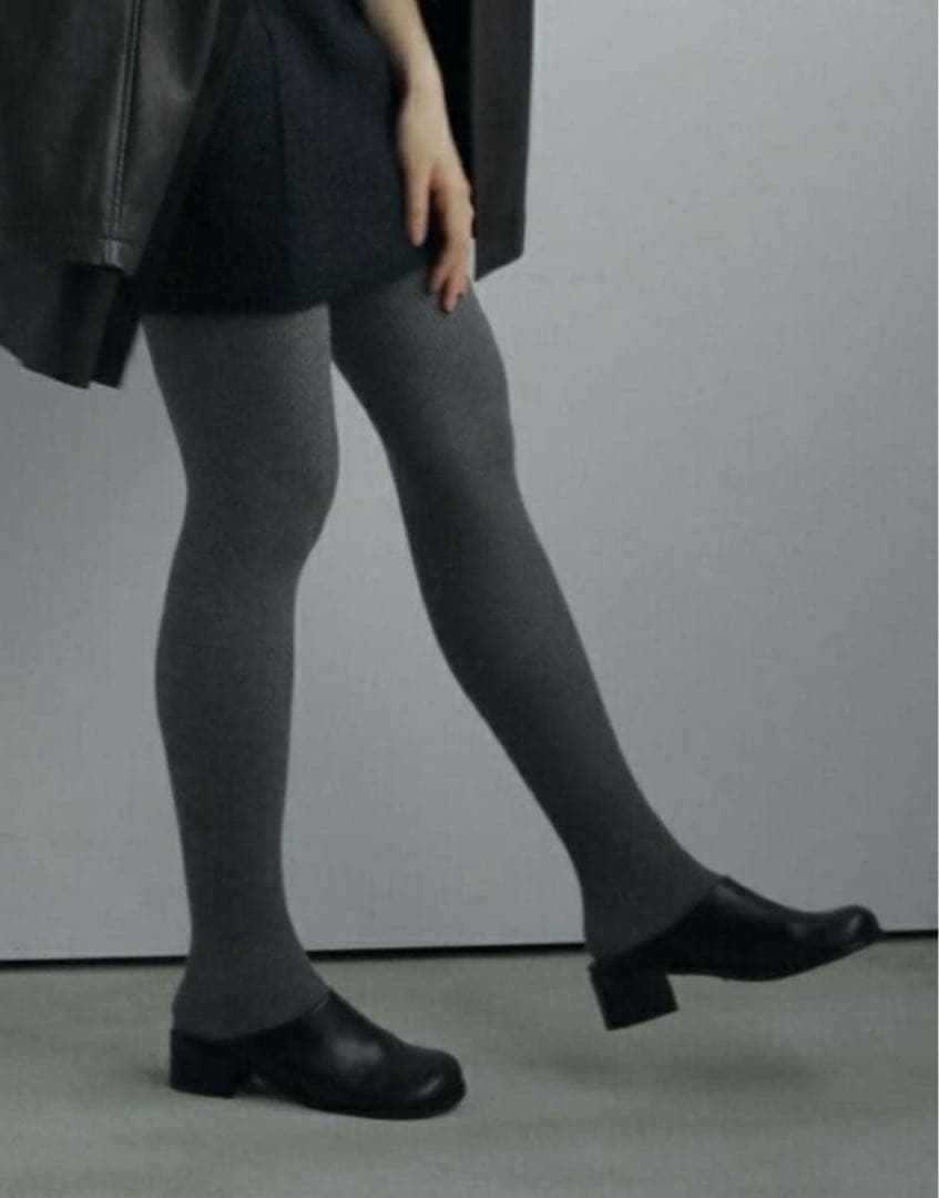 anuke アンヌーク　エコレザーヒールスリッポン