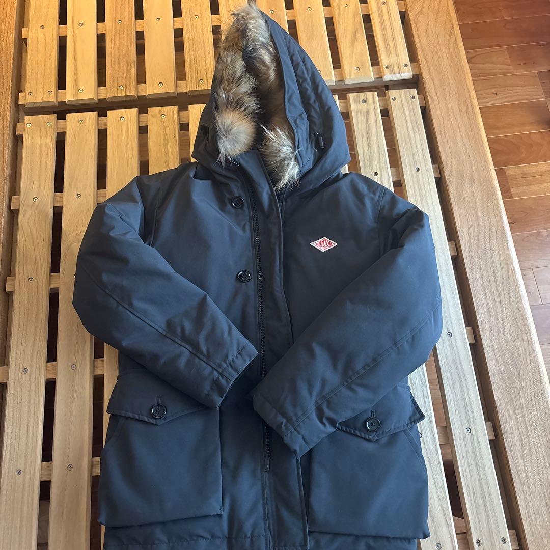 ファーフーデッドダウンジャケット　ダントン　38