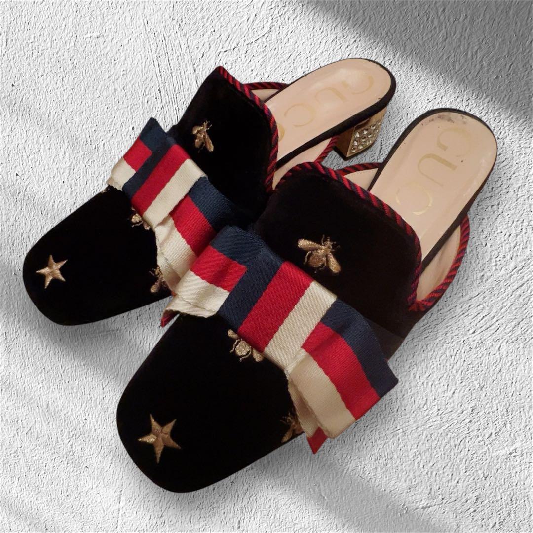 GUCCI グッチ プリンスタウン ホースビット サボ サンダル ミュール