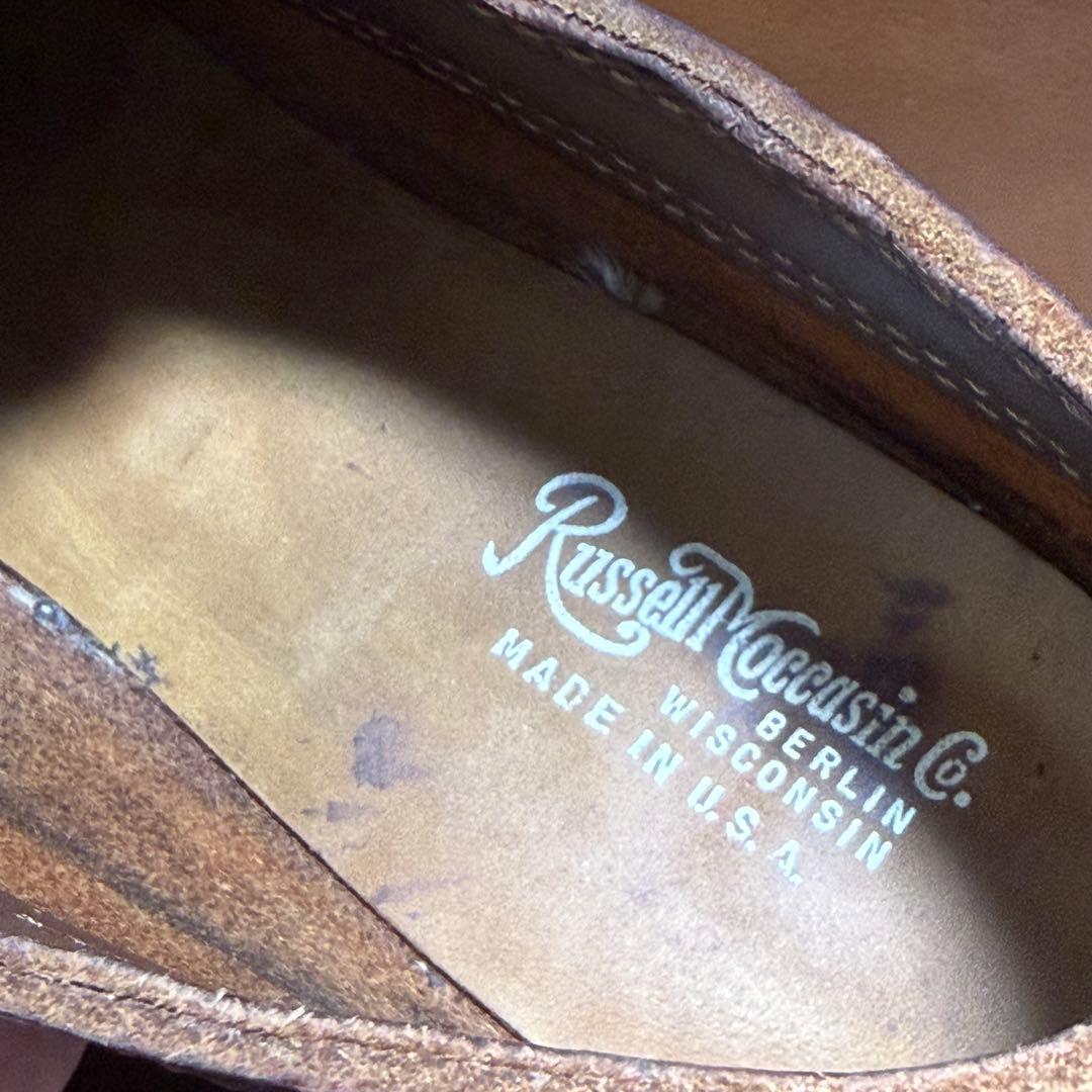 【使用数回のみ】ラッセルモカシン 1272 フィッシングオックスフォード