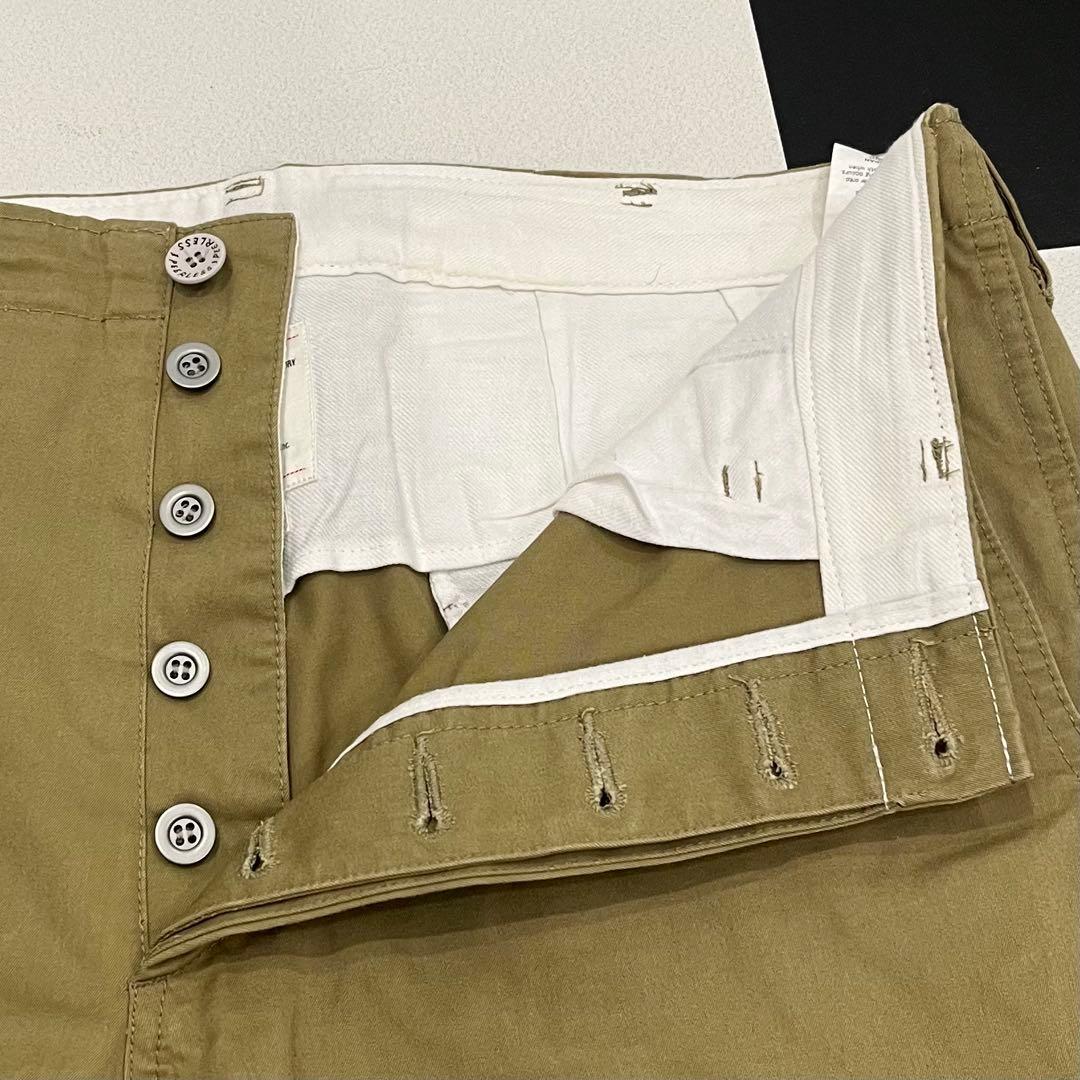 希少 visvim PEELRESS シンチバック チノショーツ パンツ L 3