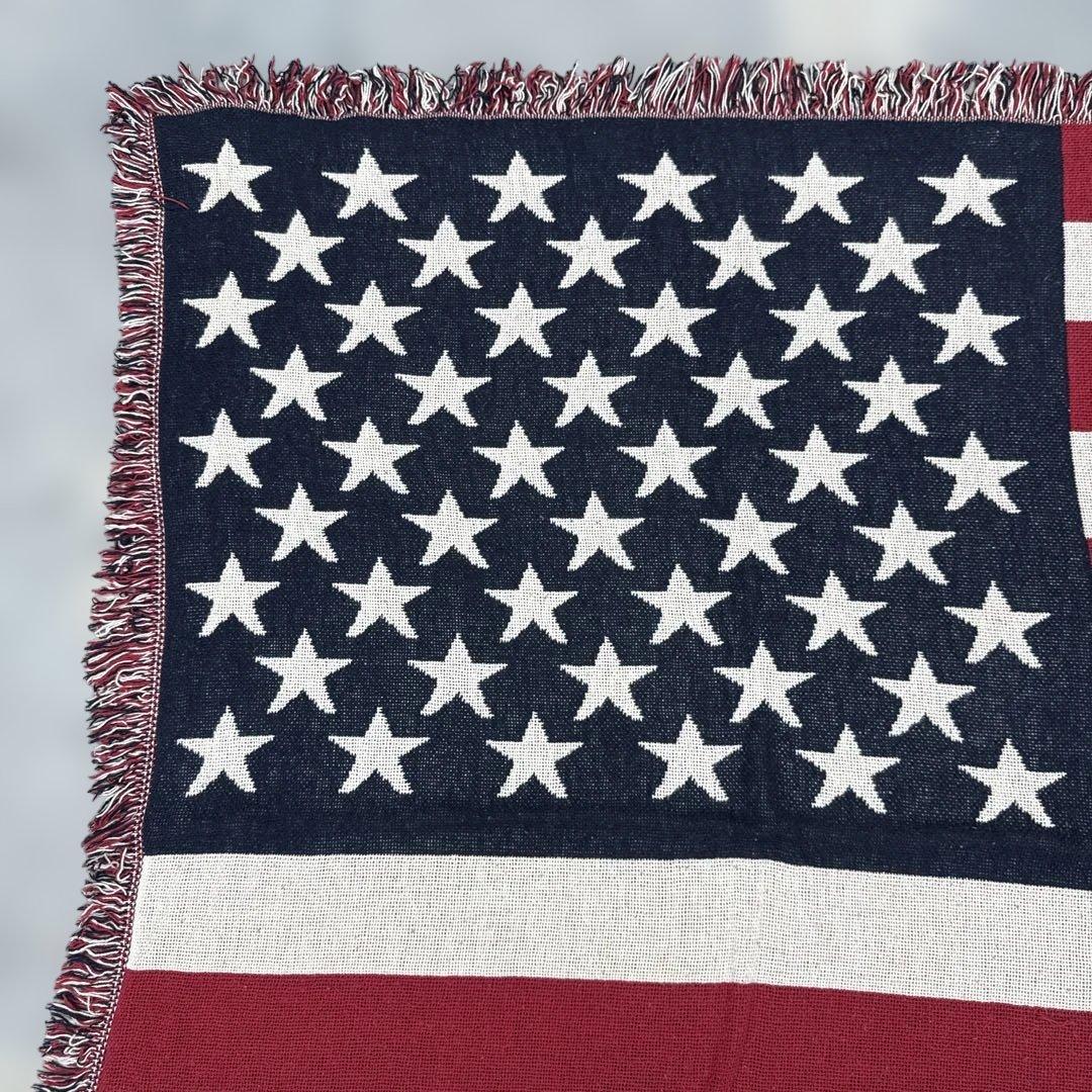 Wrangler 星条旗　国旗　マルチカバー　ソファーカバー　123x192