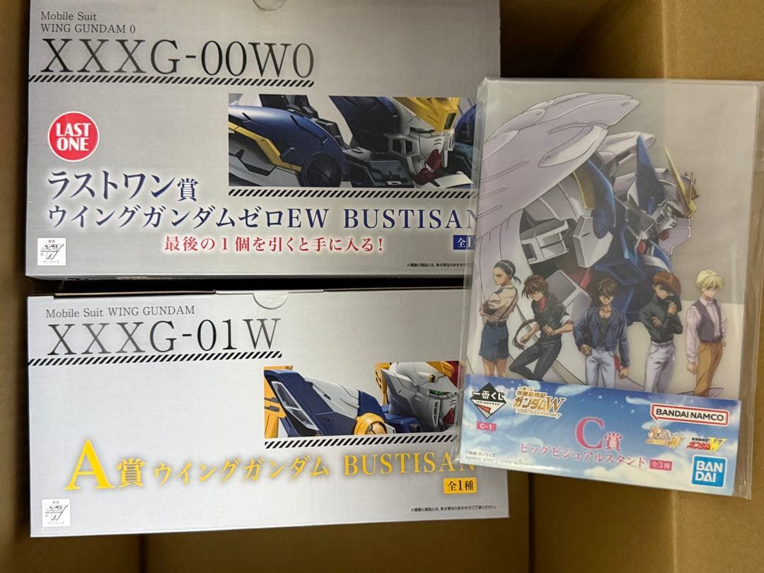 一番くじ　ガンダムW ラストワン賞 & A賞C賞 オマケ付き
