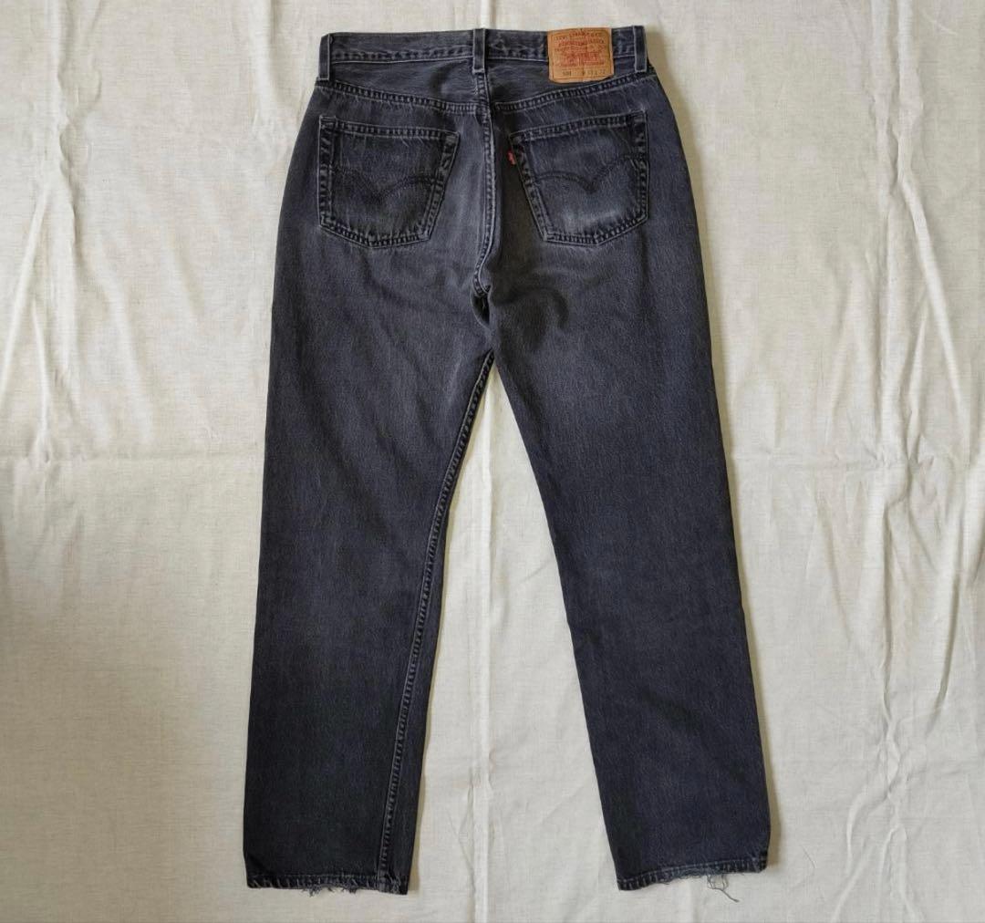 値下げ　リーバイス　501 ブラック　アメリカ製　USA