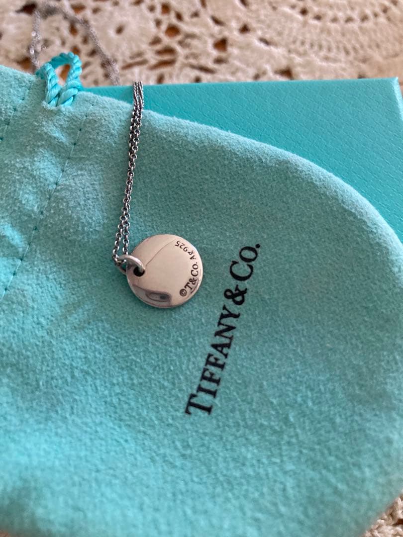 【美品 】Tiffany&Co. ティファニー アルファベット　ペンダント S