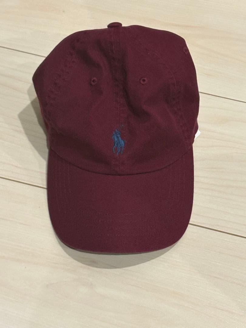 Ralph Lauren バーガンディ キャップ