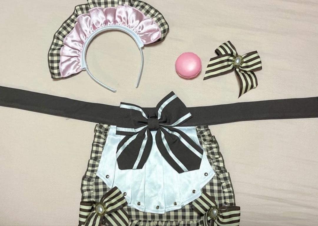 マカロンメイド マリームーン コットンキャンディピンク コスプレバレンタイン