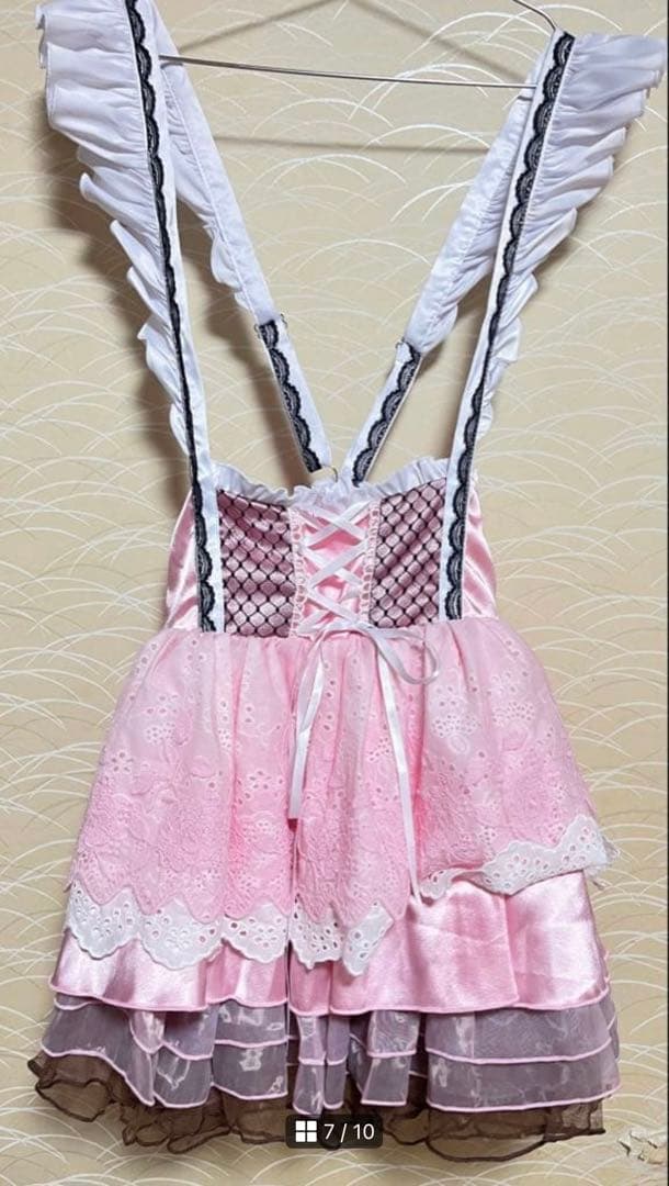 マカロンメイド マリームーン コットンキャンディピンク コスプレバレンタイン