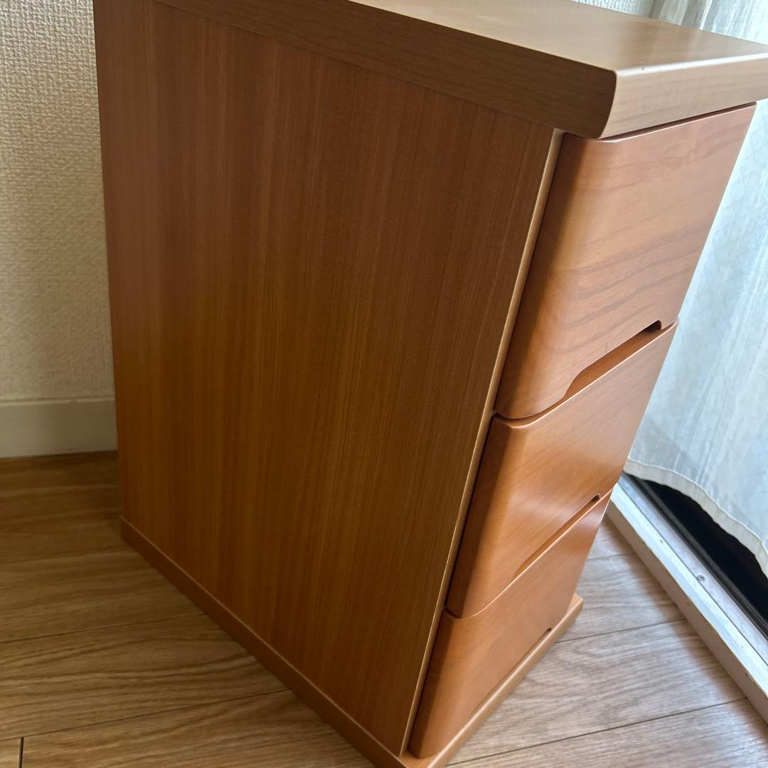 新品　未使用　3段チェスト　刑務所作業