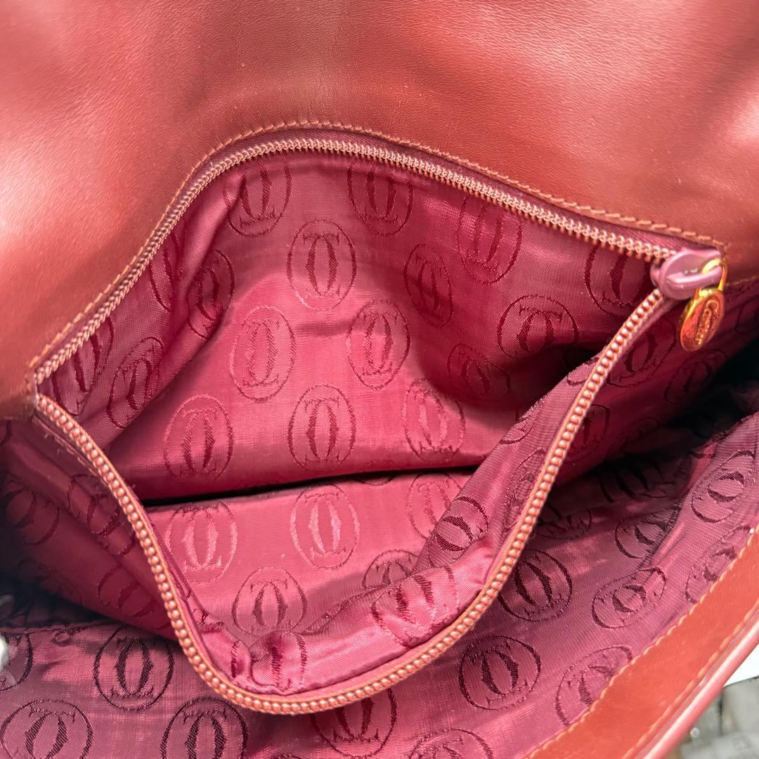 ✨美品✨カルティエ マストライン ボルドー クラッチバッグ 保存袋付 レディース