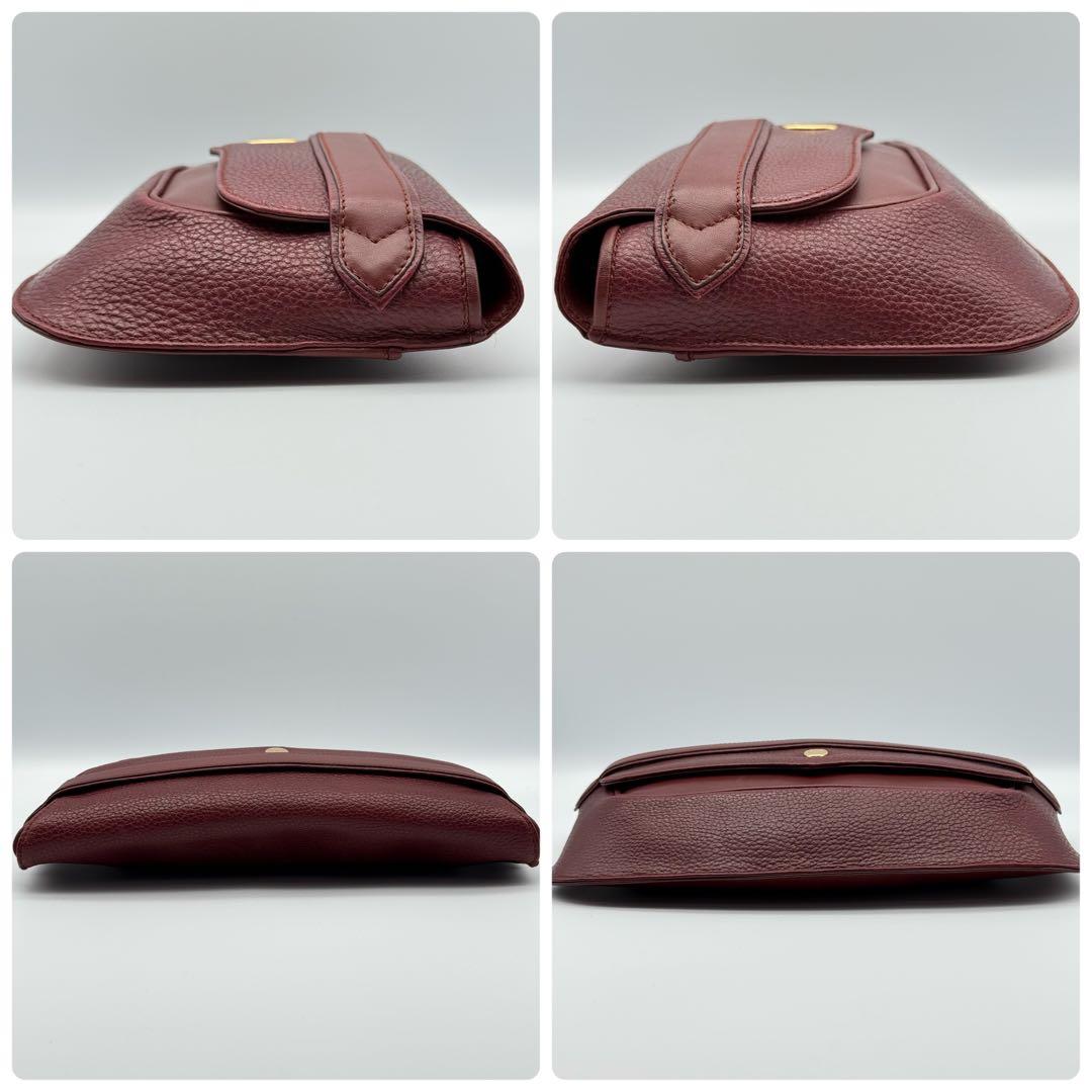 ✨美品✨カルティエ マストライン ボルドー クラッチバッグ 保存袋付 レディース